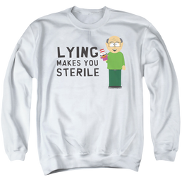 South Park Lying Makes You Sterile - Men's Crewneck Sweatshirt Men's Crewneck Sweatshirt South Park   