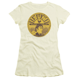 Elvis Presley Elvis Full Sun Label - Juniors T-Shirt Juniors T-Shirt Elvis Presley   