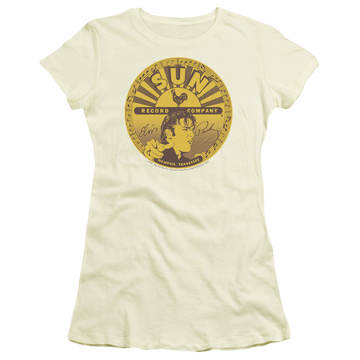 Elvis Presley Elvis Full Sun Label - Juniors T-Shirt Juniors T-Shirt Elvis Presley   