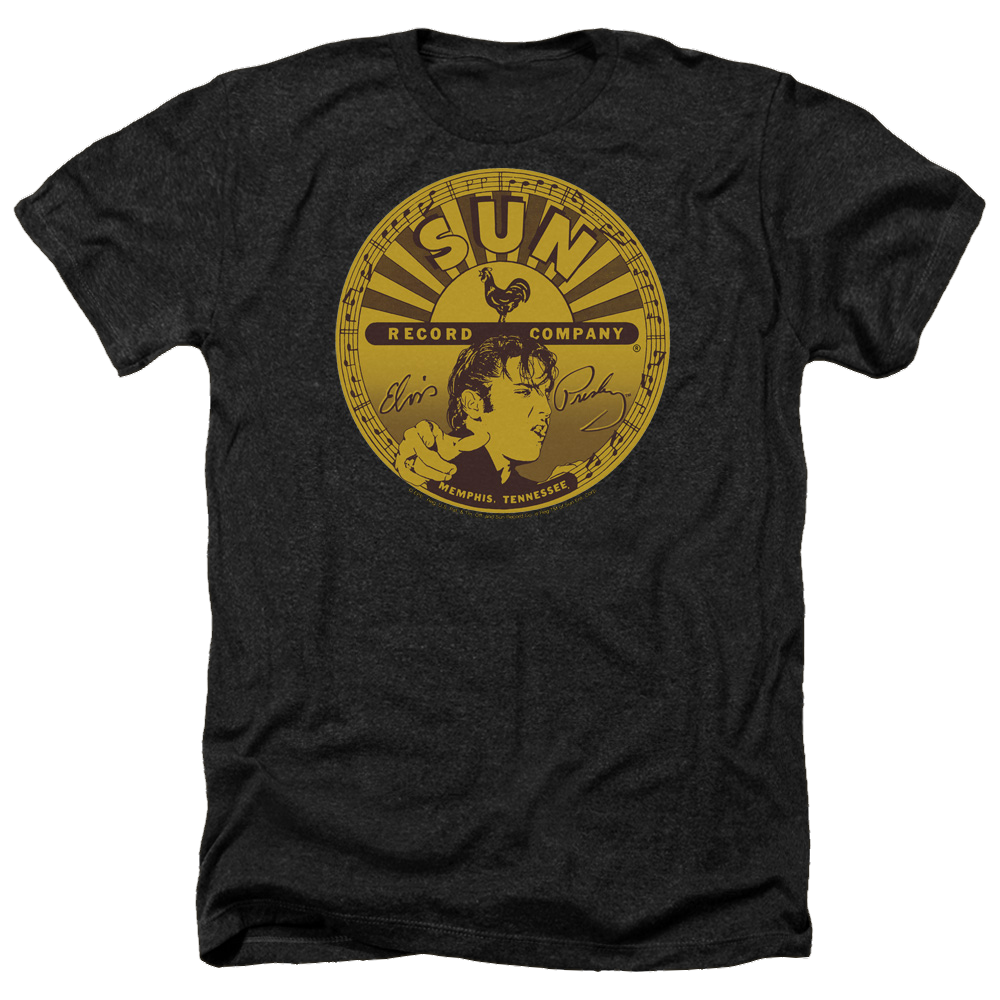 Elvis Presley Elvis Full Sun Label - Men's Heather T-Shirt Men's Heather T-Shirt Elvis Presley   