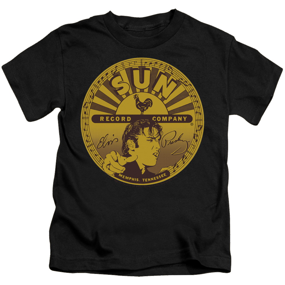 Elvis Presley Elvis Full Sun Label - Kid's T-Shirt Kid's T-Shirt (Ages 4-7) Elvis Presley   