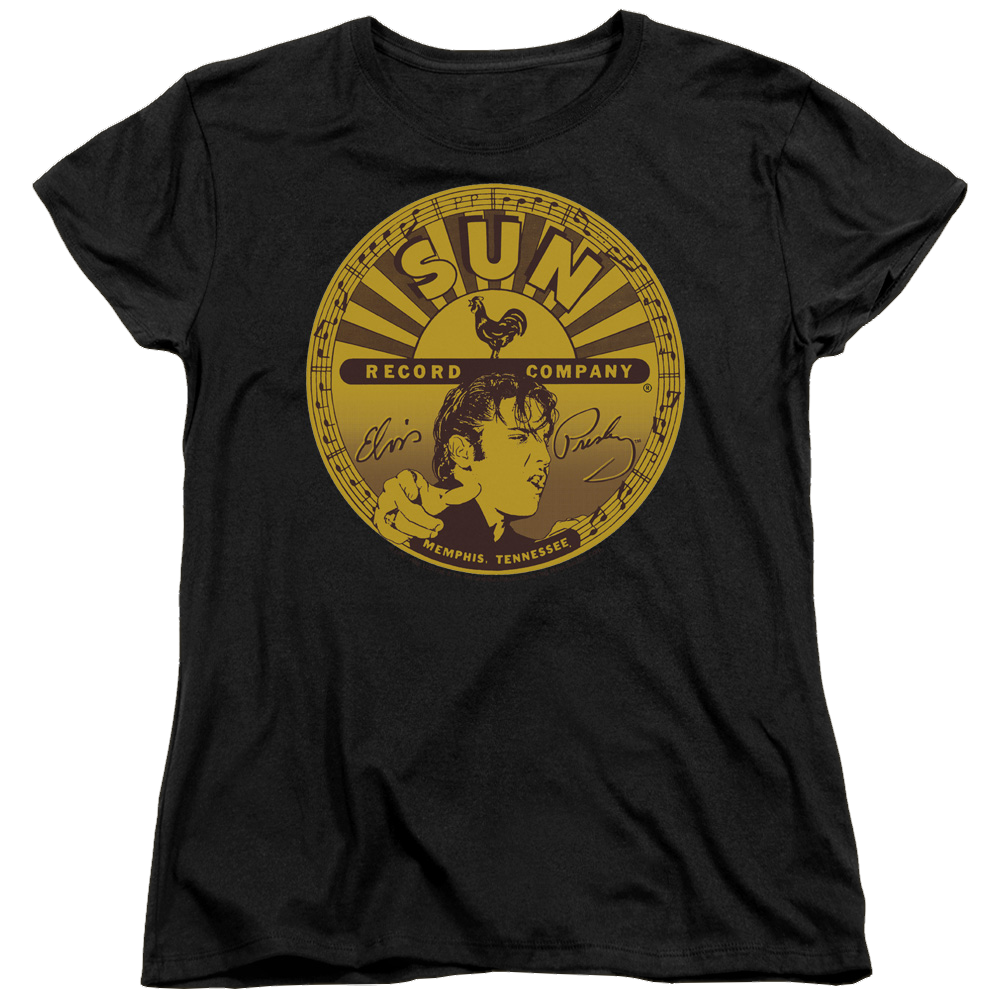 Elvis Presley Elvis Full Sun Label - Women's T-Shirt Women's T-Shirt Elvis Presley   