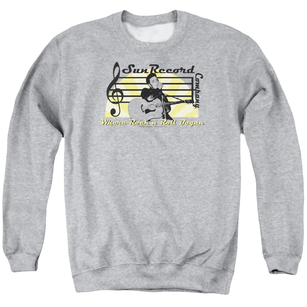 Elvis Presley Sun Record Company - Men's Crewneck Sweatshirt Men's Crewneck Sweatshirt Elvis Presley   