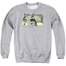 Elvis Presley Sun Record Company - Men's Crewneck Sweatshirt Men's Crewneck Sweatshirt Elvis Presley   