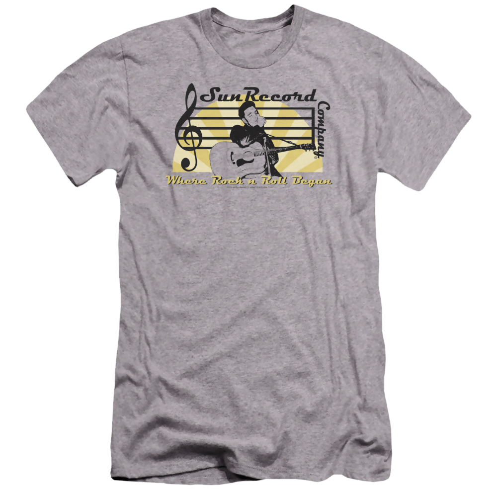 Elvis Presley Sun Record Company - Men's Premium Slim Fit T-Shirt Men's Premium Slim Fit T-Shirt Elvis Presley   