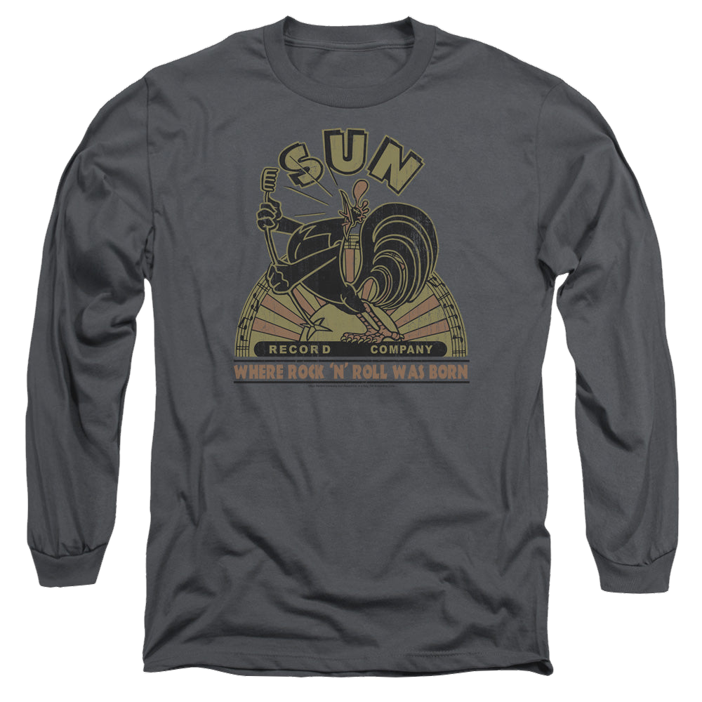 Sun Records Sun Rooster - Men's Long Sleeve T-Shirt Men's Long Sleeve T-Shirt Sun Records   