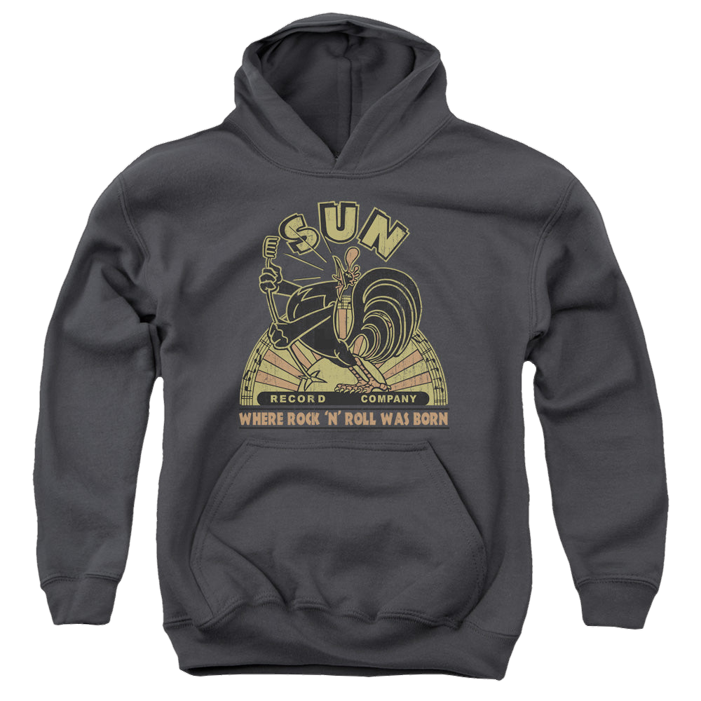 Sun Records Sun Rooster - Youth Hoodie Youth Hoodie (Ages 8-12) Sun Records   