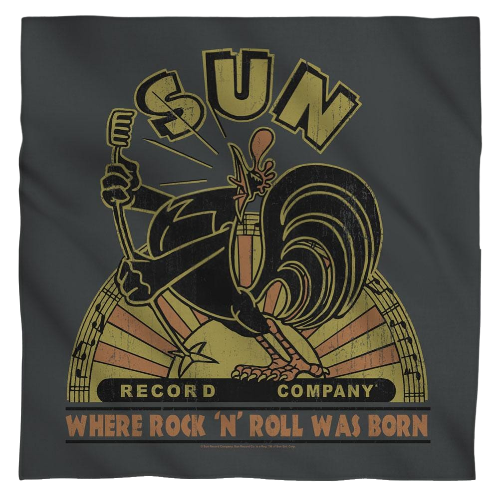Sun - Sun Rooster Bandana Bandanas Sun Records   