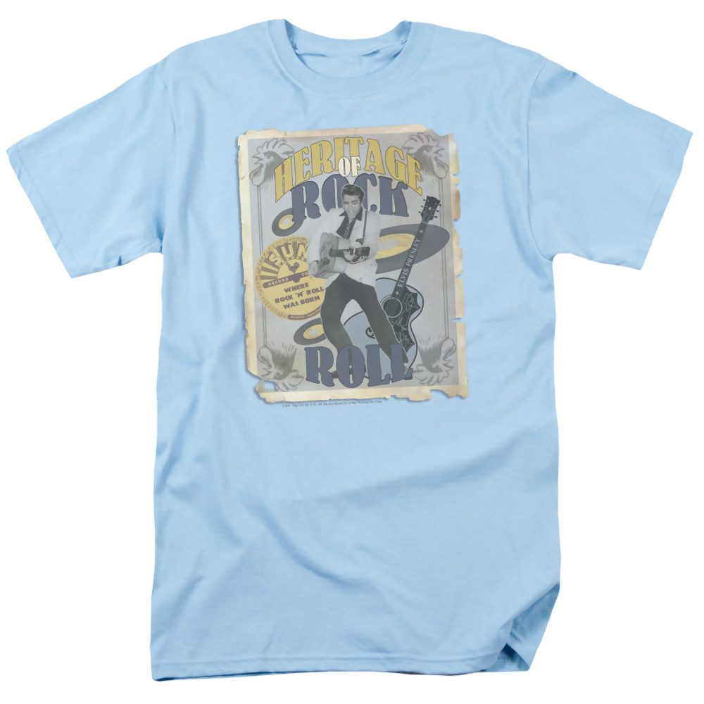 Elvis Presley Heritage Of Rock Poster - Men's Regular Fit T-Shirt Men's Regular Fit T-Shirt Elvis Presley   