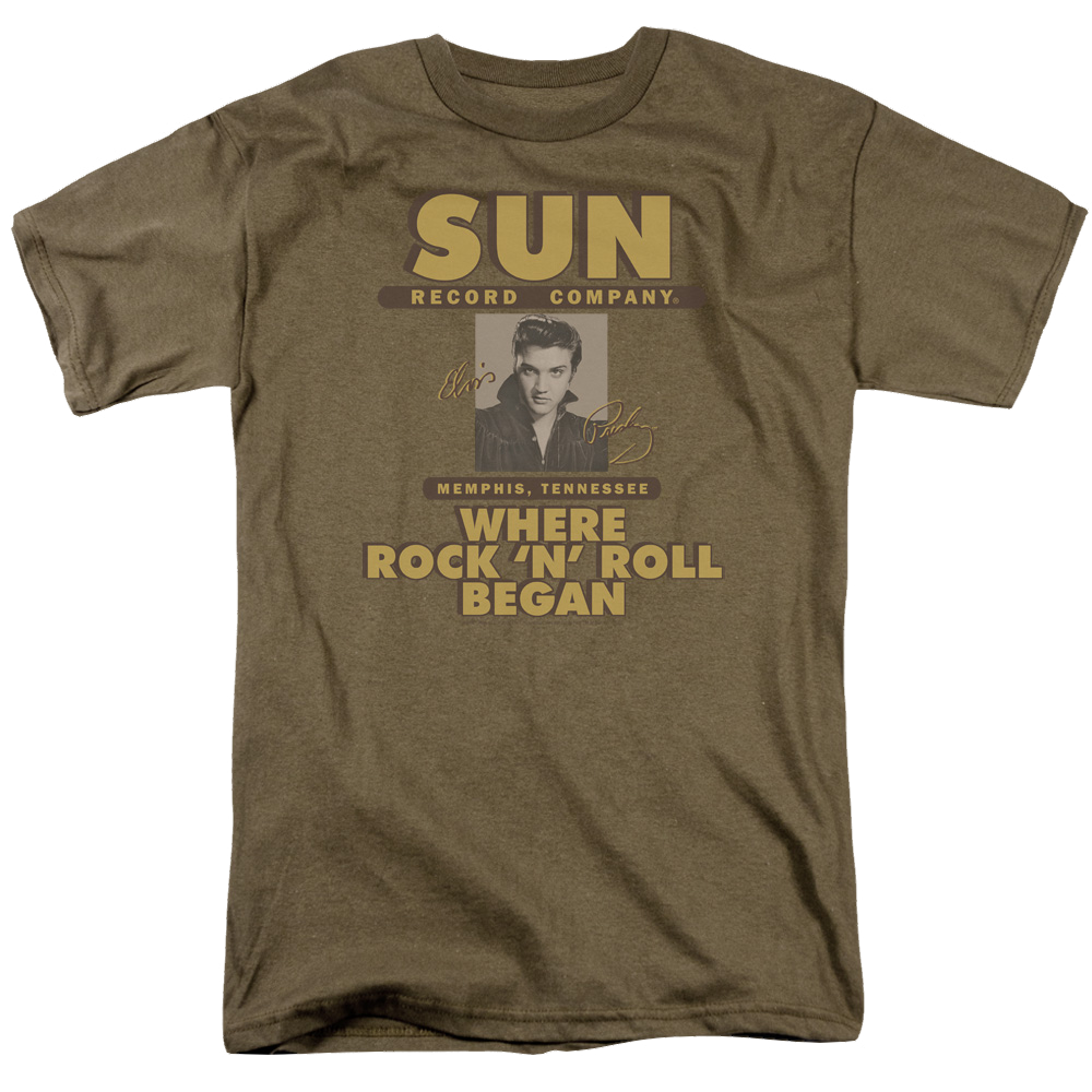 Elvis Presley Sun Ad - Men's Regular Fit T-Shirt Men's Regular Fit T-Shirt Elvis Presley   