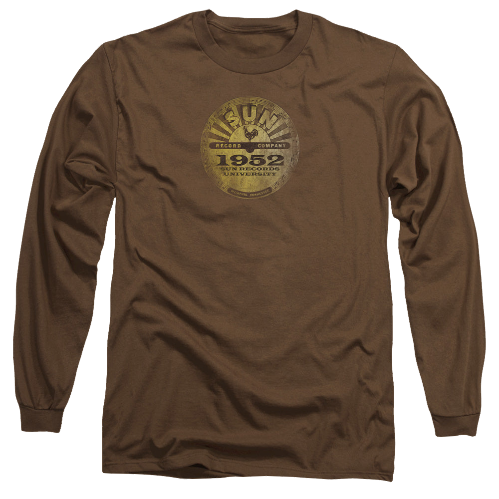 Sun Records Sun University Distressed - Men's Long Sleeve T-Shirt Men's Long Sleeve T-Shirt Sun Records   