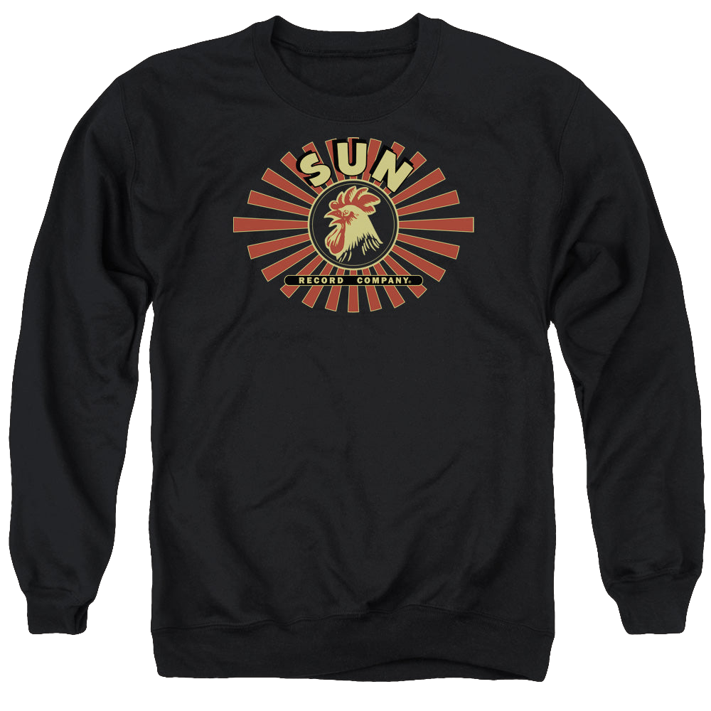 Sun Records Sun Ray Rooster - Men's Crewneck Sweatshirt Men's Crewneck Sweatshirt Sun Records   