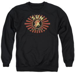 Sun Records Sun Ray Rooster - Men's Crewneck Sweatshirt Men's Crewneck Sweatshirt Sun Records   