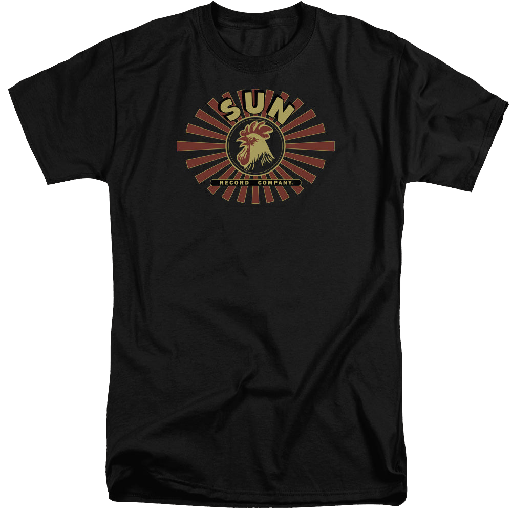 Sun Records Sun Ray Rooster - Men's Tall Fit T-Shirt Men's Tall Fit T-Shirt Sun Records   