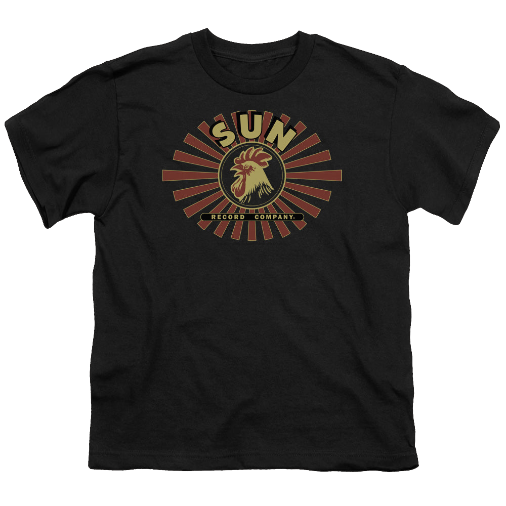 Sun Records Sun Ray Rooster - Youth T-Shirt Youth T-Shirt (Ages 8-12) Sun Records   