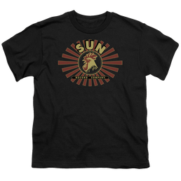 Sun Records Sun Ray Rooster - Youth T-Shirt Youth T-Shirt (Ages 8-12) Sun Records   