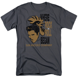 Elvis Presley Elvis And Rooster - Men's Regular Fit T-Shirt Men's Regular Fit T-Shirt Elvis Presley   