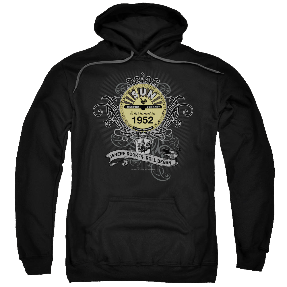 Sun Records Rockin Scrolls - Pullover Hoodie Pullover Hoodie Sun Records   