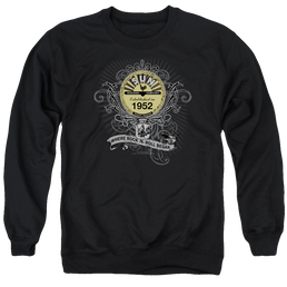Sun Records Rockin Scrolls - Men's Crewneck Sweatshirt Men's Crewneck Sweatshirt Sun Records   