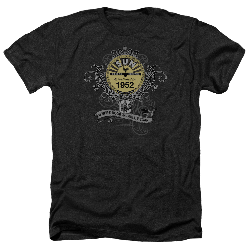 Sun Records Rockin Scrolls - Men's Heather T-Shirt Men's Heather T-Shirt Sun Records   