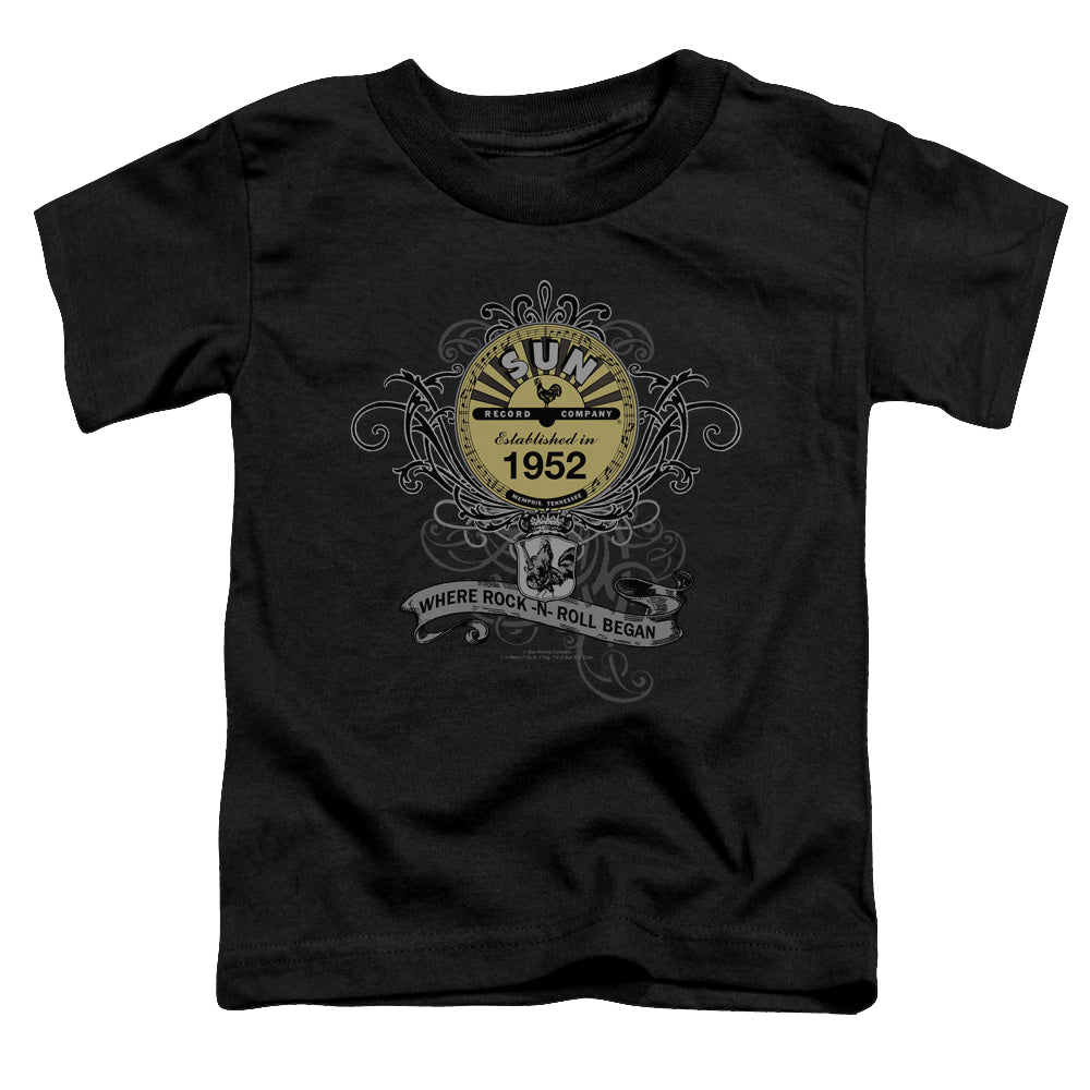 Sun Records Rockin Scrolls - Toddler T-Shirt Toddler T-Shirt Sun Records   
