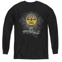 Sun Records Rockin Scrolls - Youth Long Sleeve T-Shirt Youth Long Sleeve T-Shirt Sun Records   