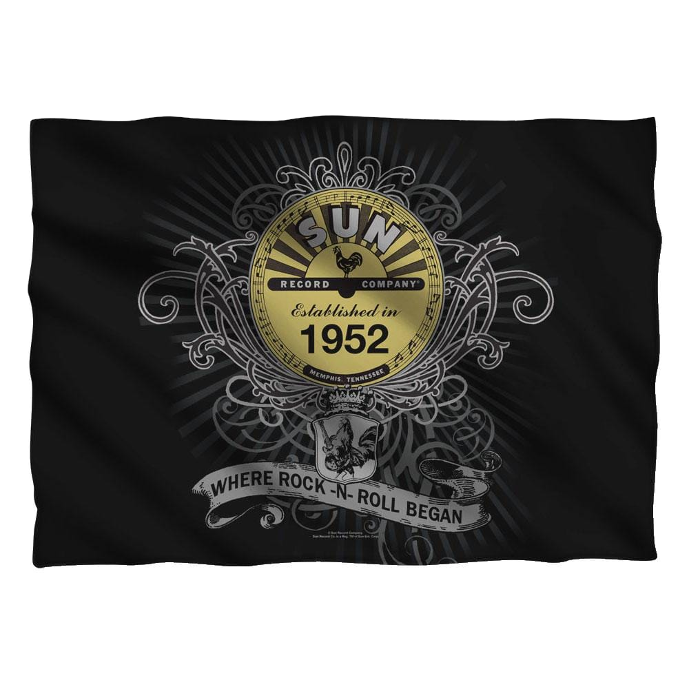 Sun Records Sun/Rockin Scrolls - Pillow Case Pillow Cases Sun Records   