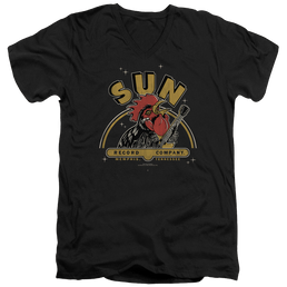 Sun Records Rocking Rooster - Men's V-Neck T-Shirt Men's V-Neck T-Shirt Sun Records   