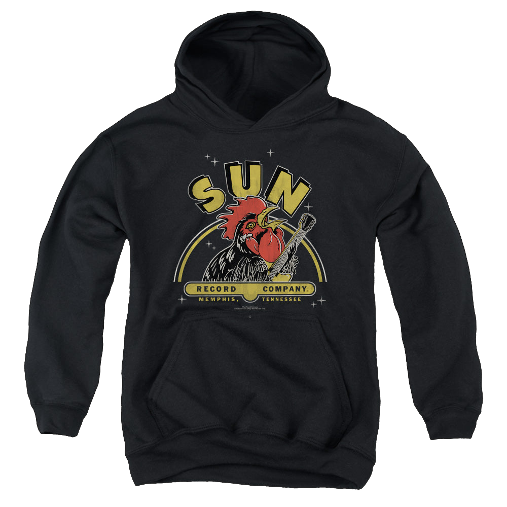 Sun Records Rocking Rooster - Youth Hoodie Youth Hoodie (Ages 8-12) Sun Records   