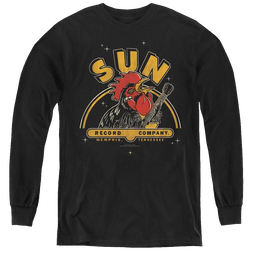 Sun Records Rocking Rooster - Youth Long Sleeve T-Shirt Youth Long Sleeve T-Shirt Sun Records   