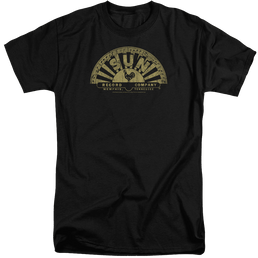 Sun Records Tattered Logo - Men's Tall Fit T-Shirt Men's Tall Fit T-Shirt Sun Records   