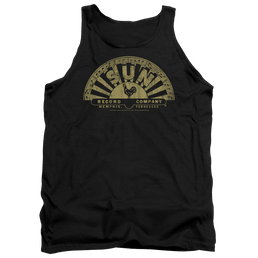 Sun Records Tattered Logo - Men's Tank Top Men's Tank Sun Records   