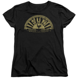 Sun Records Tattered Logo - Women's T-Shirt Women's T-Shirt Sun Records   
