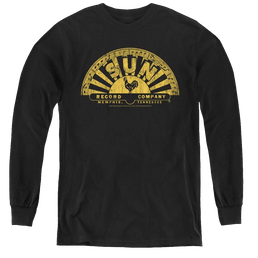 Sun Records Tattered Logo - Youth Long Sleeve T-Shirt Youth Long Sleeve T-Shirt Sun Records   
