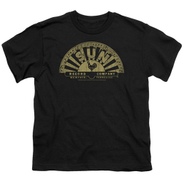 Sun Records Tattered Logo - Youth T-Shirt Youth T-Shirt (Ages 8-12) Sun Records   