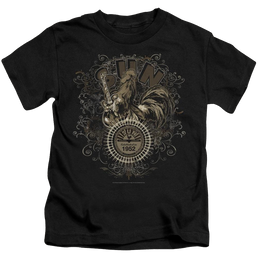 Sun Records Scroll Around Rooster - Kid's T-Shirt Kid's T-Shirt (Ages 4-7) Sun Records   