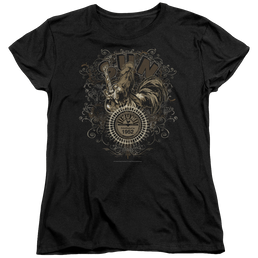 Sun Records Scroll Around Rooster - Women's T-Shirt Women's T-Shirt Sun Records   