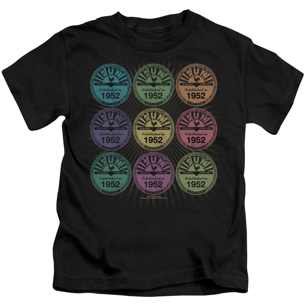 Sun Records Rocking Color Block - Kid's T-Shirt Kid's T-Shirt (Ages 4-7) Sun Records   