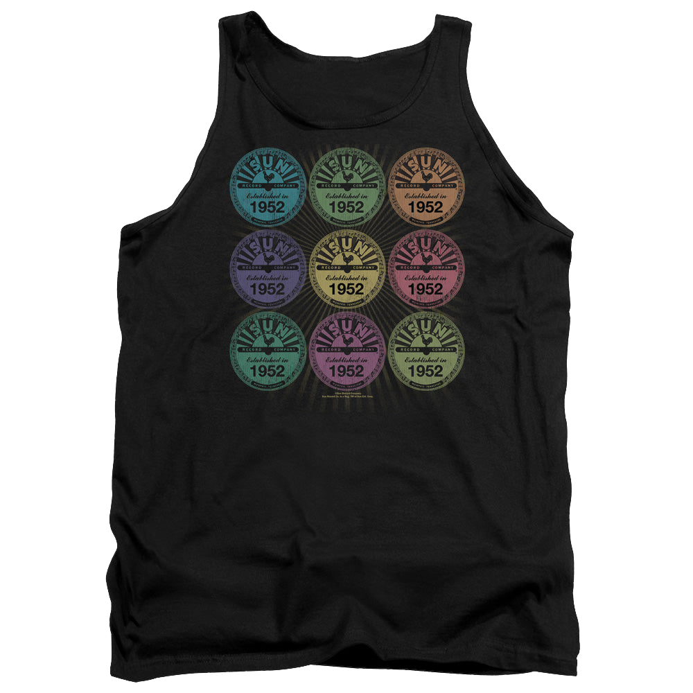 Sun Records Rocking Color Block - Men's Tank Top Men's Tank Sun Records   