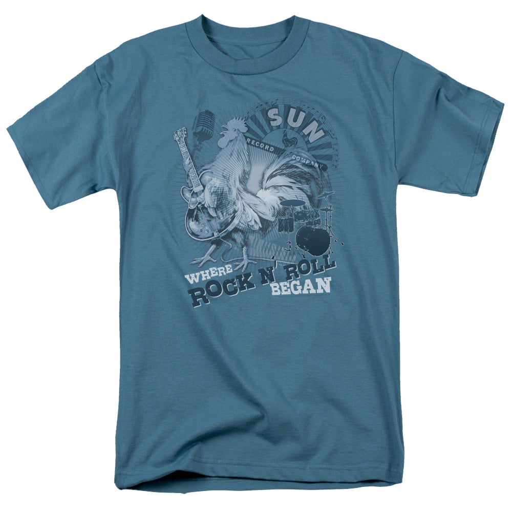Sun Records Where Rock Began - Men's Regular Fit T-Shirt Men's Regular Fit T-Shirt Sun Records   