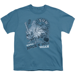 Sun Records Where Rock Began - Youth T-Shirt Youth T-Shirt (Ages 8-12) Sun Records   