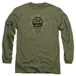 Sun Records Rock Heraldry - Men's Long Sleeve T-Shirt Men's Long Sleeve T-Shirt Sun Records   