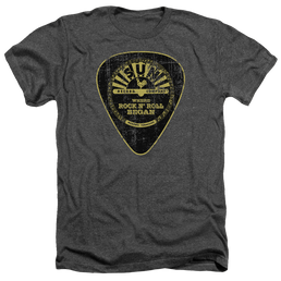 Sun Records Guitar Pick - Men's Heather T-Shirt Men's Heather T-Shirt Sun Records   