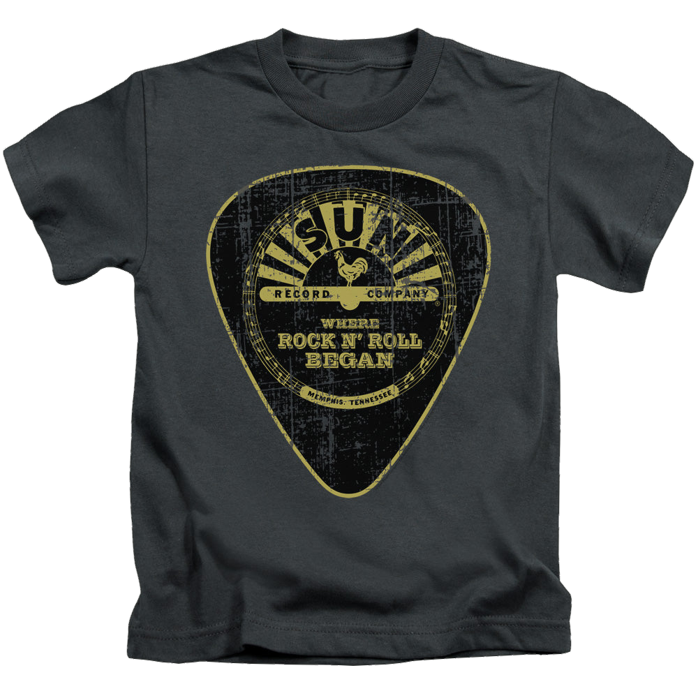 Sun Records Guitar Pick - Kid's T-Shirt Kid's T-Shirt (Ages 4-7) Sun Records   