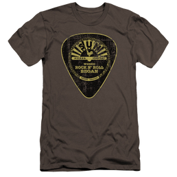 Sun Records Guitar Pick - Men's Premium Slim Fit T-Shirt Men's Premium Slim Fit T-Shirt Sun Records   