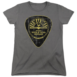 Sun Records Guitar Pick - Women's T-Shirt Women's T-Shirt Sun Records   