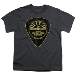Sun Records Guitar Pick - Youth T-Shirt Youth T-Shirt (Ages 8-12) Sun Records   
