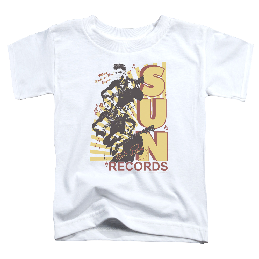 Elvis Presley Tri Elvis - Kid's T-Shirt Kid's T-Shirt (Ages 4-7) Elvis Presley   