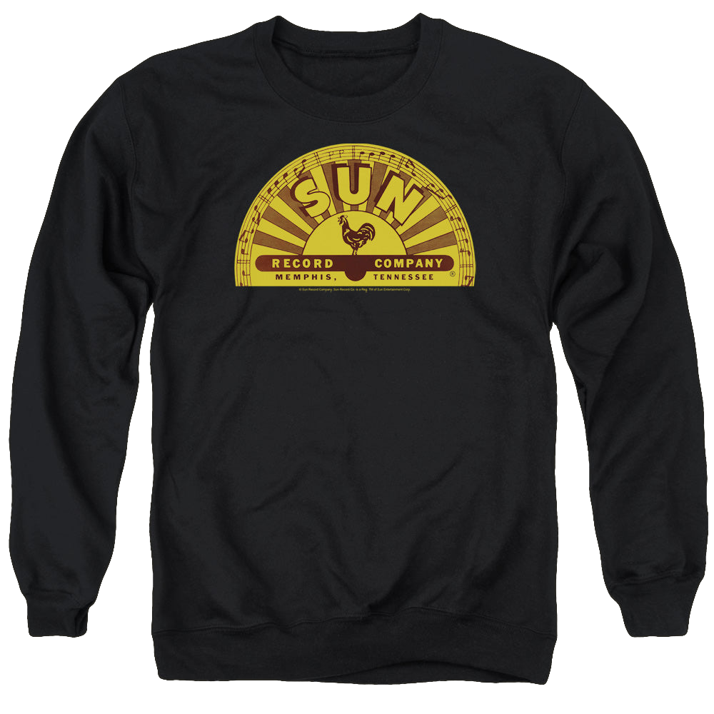 Sun Records Traditional Logo - Men's Crewneck Sweatshirt Men's Crewneck Sweatshirt Sun Records   