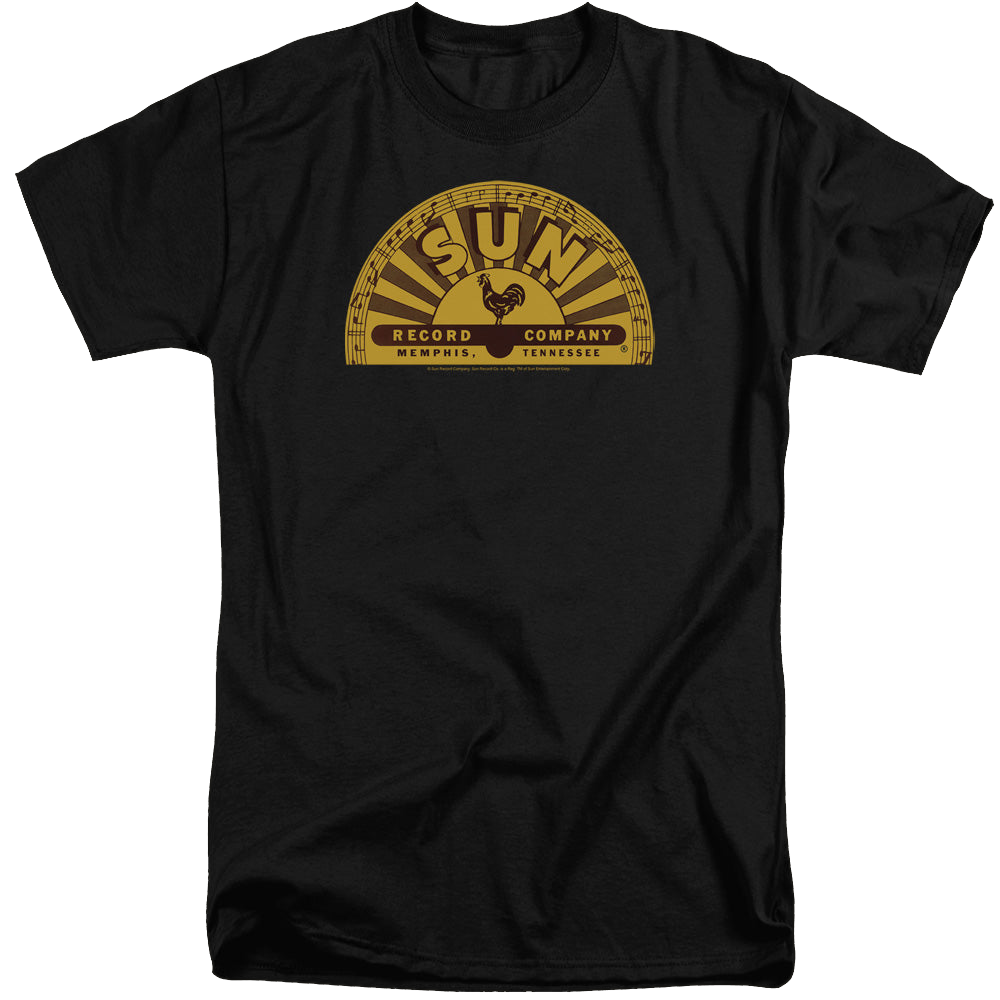 Sun Records Traditional Logo - Men's Tall Fit T-Shirt Men's Tall Fit T-Shirt Sun Records   